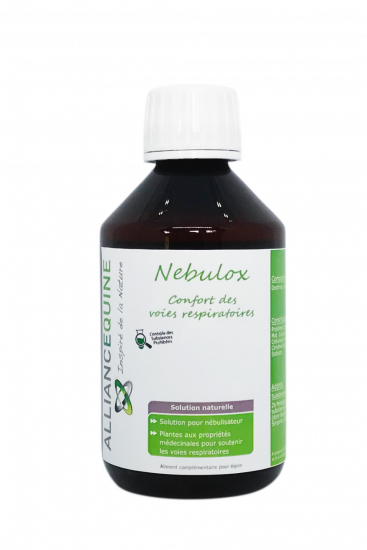 Complément alimentaire Nebulox Solution Plantes Inhalateur Alliance Equine